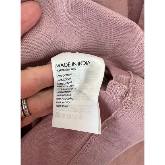 Club Monaco Boxy Bell Sleeve Knit Top Mauve M - Picture 6 of 7